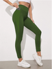 Load image into Gallery viewer, SOLID RUN-MILITARY GREEN PANEL POCKET LEGGING