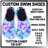 Load image into Gallery viewer, RTS - Cotton Candy Tie Dye Swim Shoes