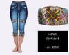 Load image into Gallery viewer, LEGGING JEAN RUN-LEOPARD SUNFLOWER (ACTIVE BACK POCKETS)